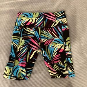 Colorful biker shorts